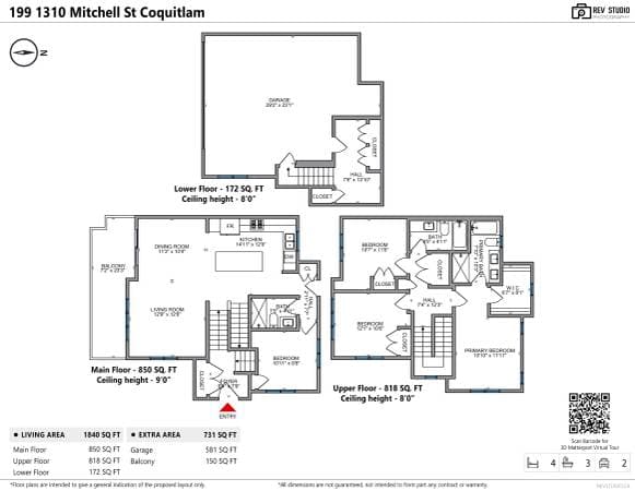 1310 MITCHELL ST in Coquitlam - Property View